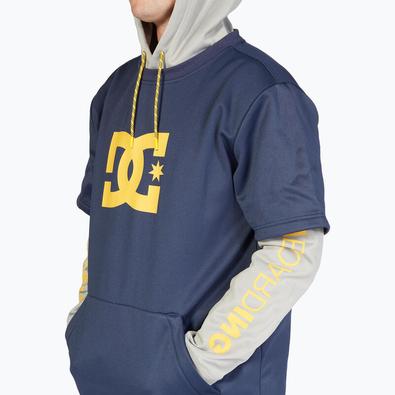 DC Dryden snowboardsweatshirt marineblauw en grijs