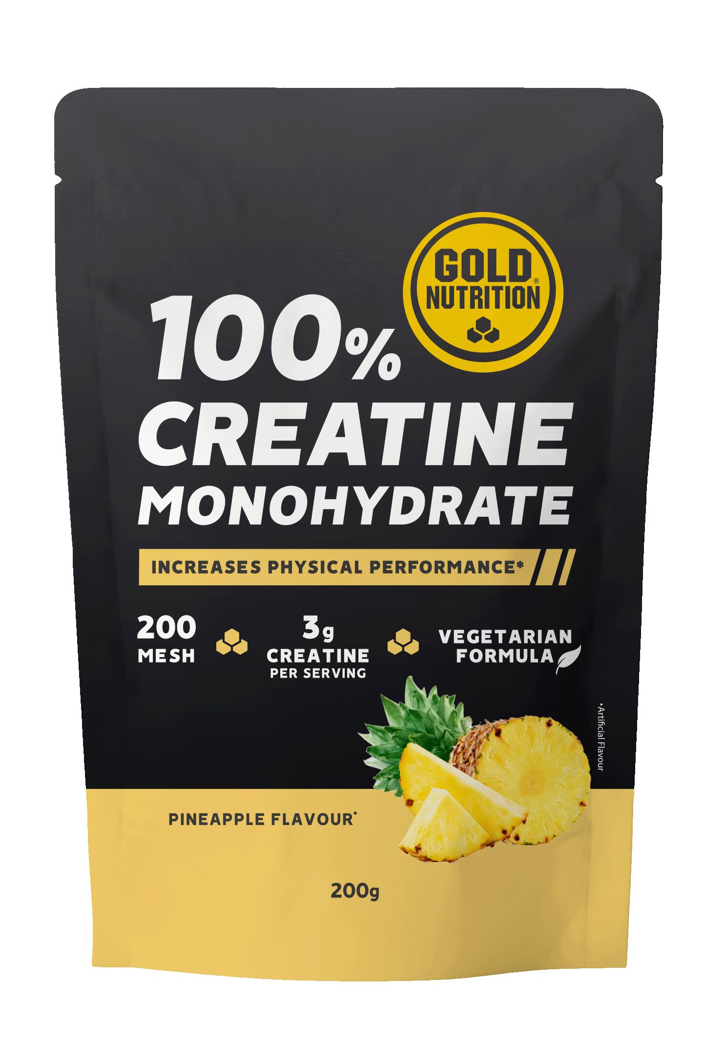 GOLD NUTRITION PÓ CREATINA DE MONOHIDRATADO  200G