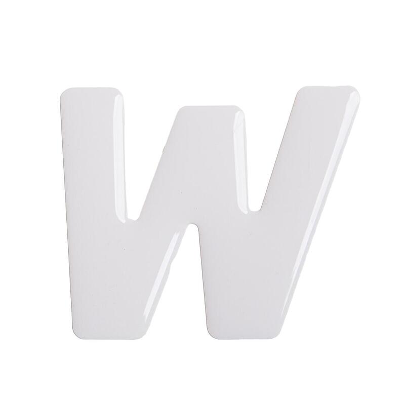 Naklejka wielkie “W” - samoprzylepna litera na pakę jeździecką