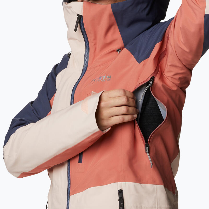 Veste de ski pour femme Columbia Platinum Peak 3L