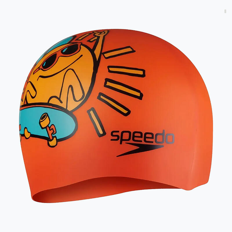 Gorro de natación infantil Speedo Junior Printed Silicone