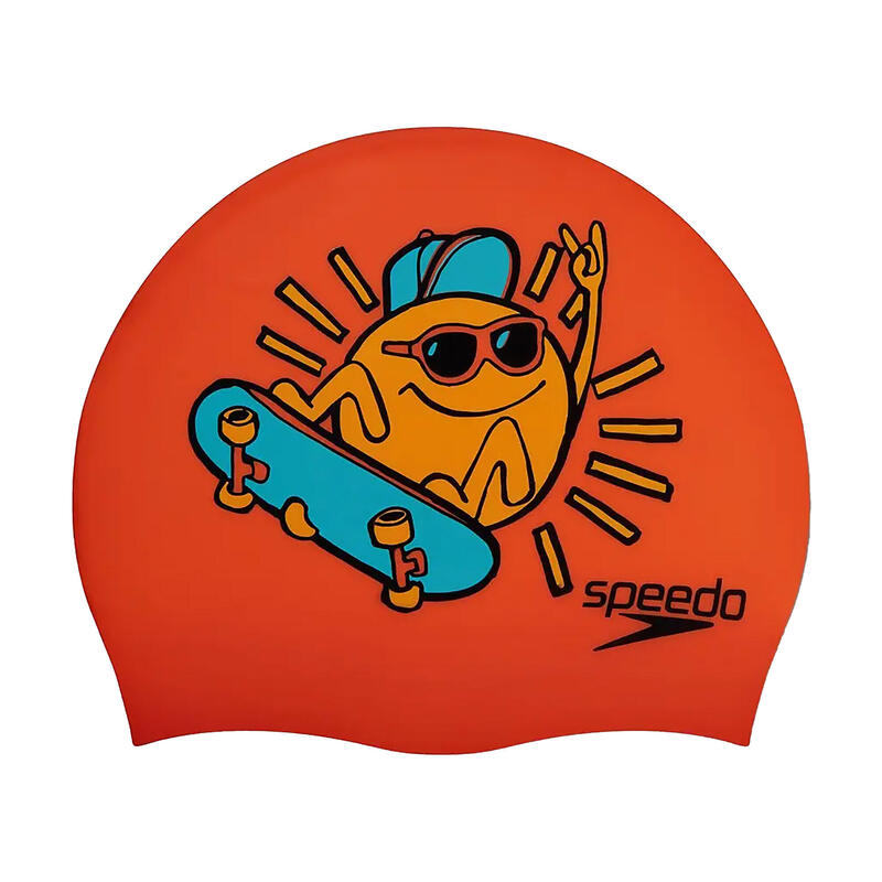 Gorro de natación infantil Speedo Junior Printed Silicone