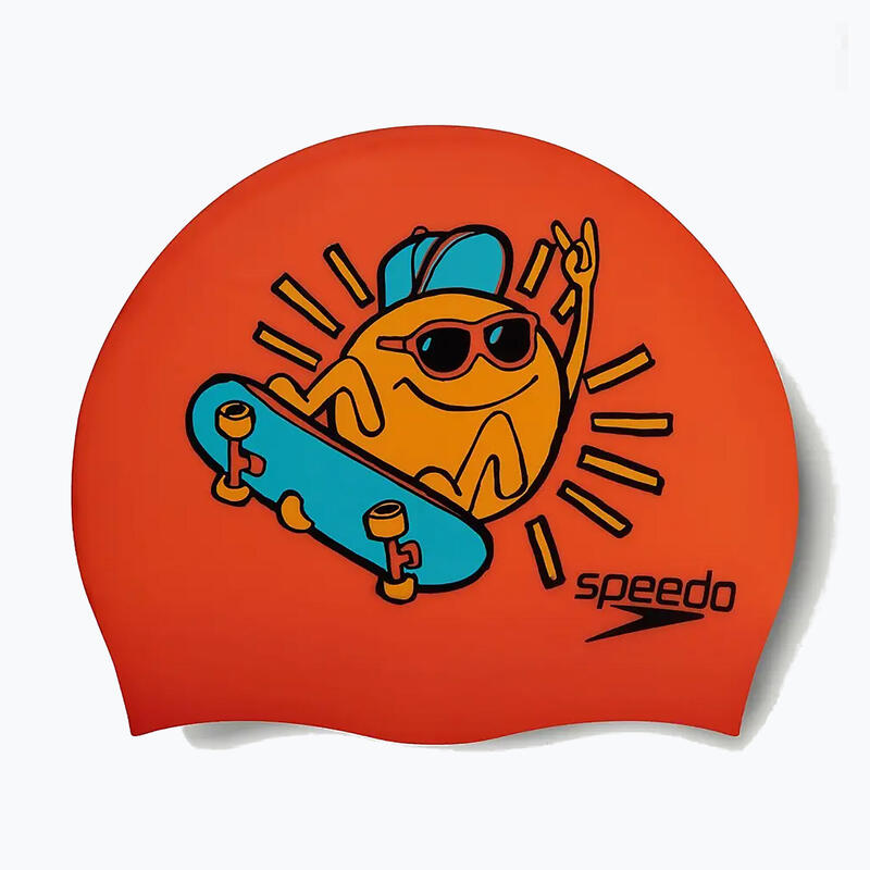 Gorro de natación infantil Speedo Junior Printed Silicone