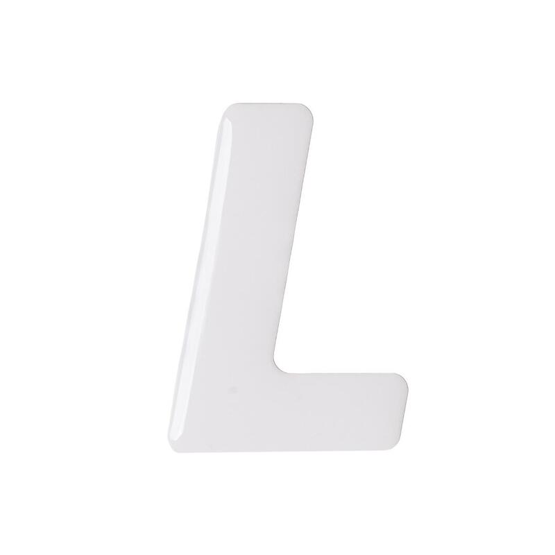 Naklejka wielkie “L” - samoprzylepna litera na pakę jeździecką