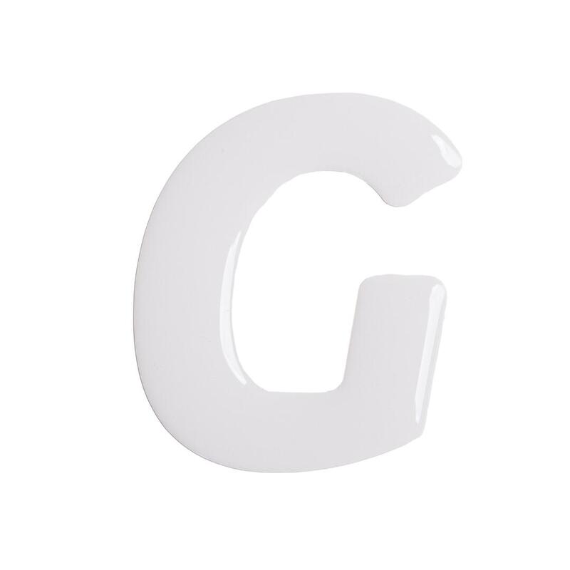 Naklejka wielkie “G” - samoprzylepna litera na pakę jeździecką
