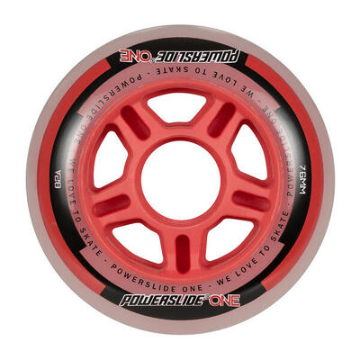Powerslide one 76/82a inline skate wielen 4 stuks.