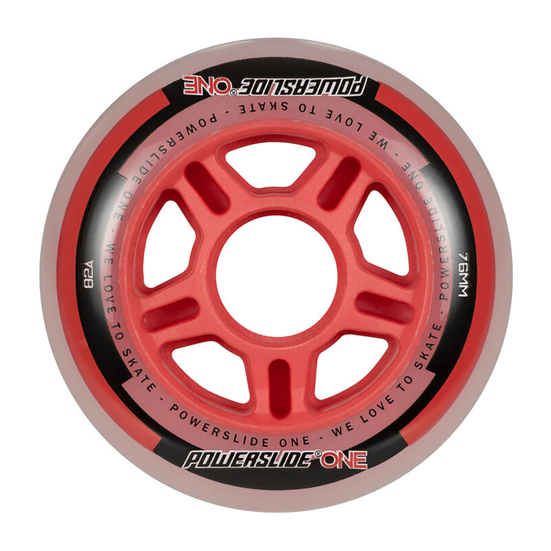 Roues de patins à roues alignées Powerslide One 76/82A 4 pcs.      2700€    POWERSLIDE Roues de patins à roues alignées Powerslide One 76/82A 4 pcs.Vendu exclusivement en ligne   