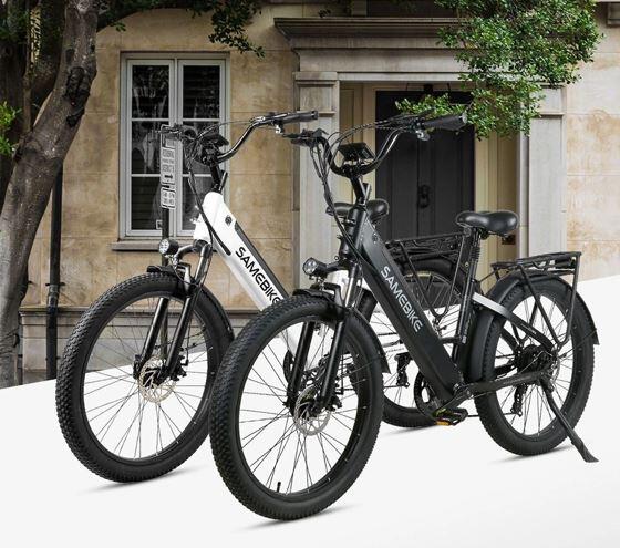 Elektro stadtfahrrad RS-A01 48V-14Ah (672Wh) - semi fatbike 26"x3.0" 4/7