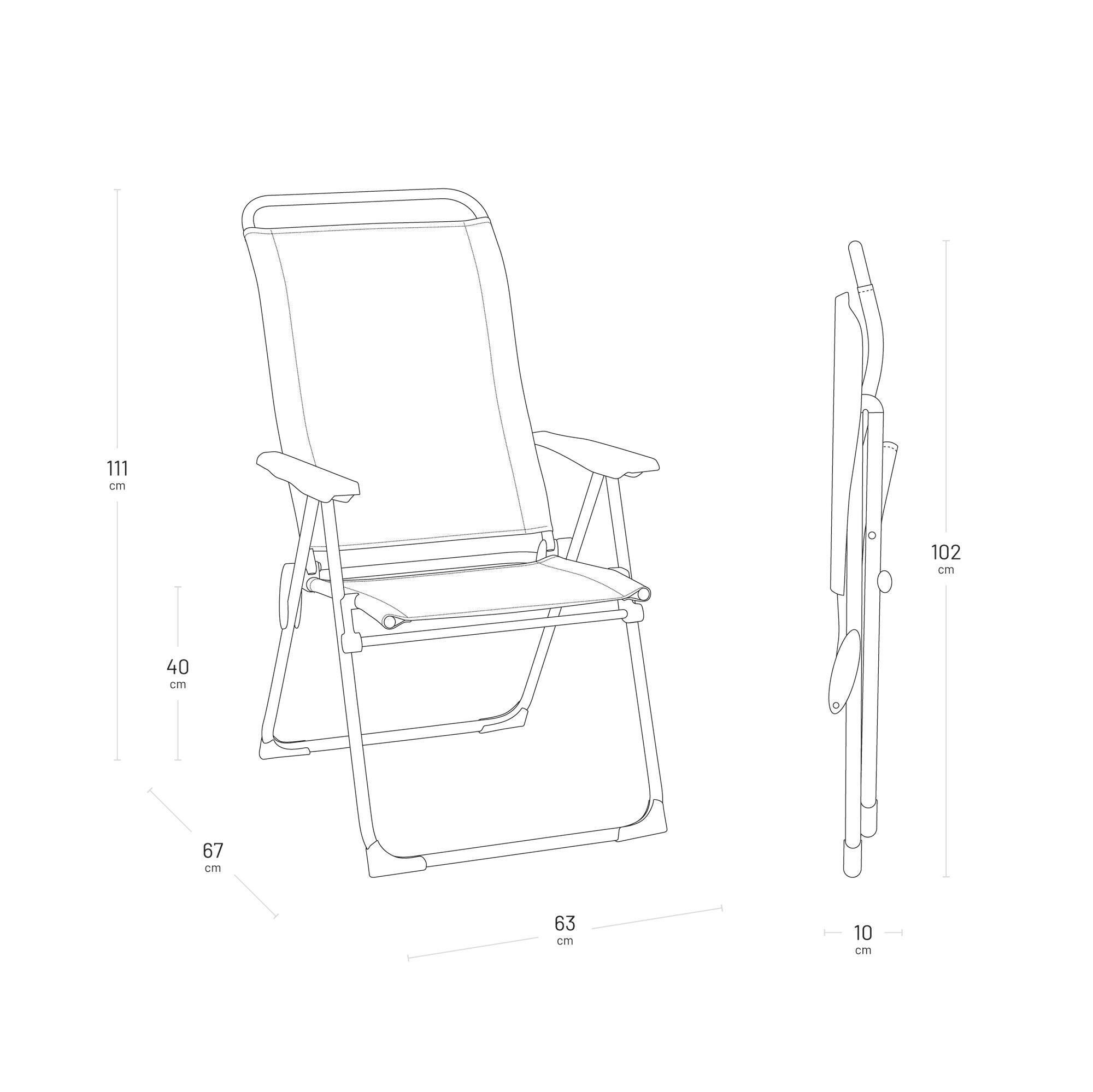 Fauteuil pliant multi-positions - XL - ALU CHAM XL -  - Lafuma Mobilier 3/3