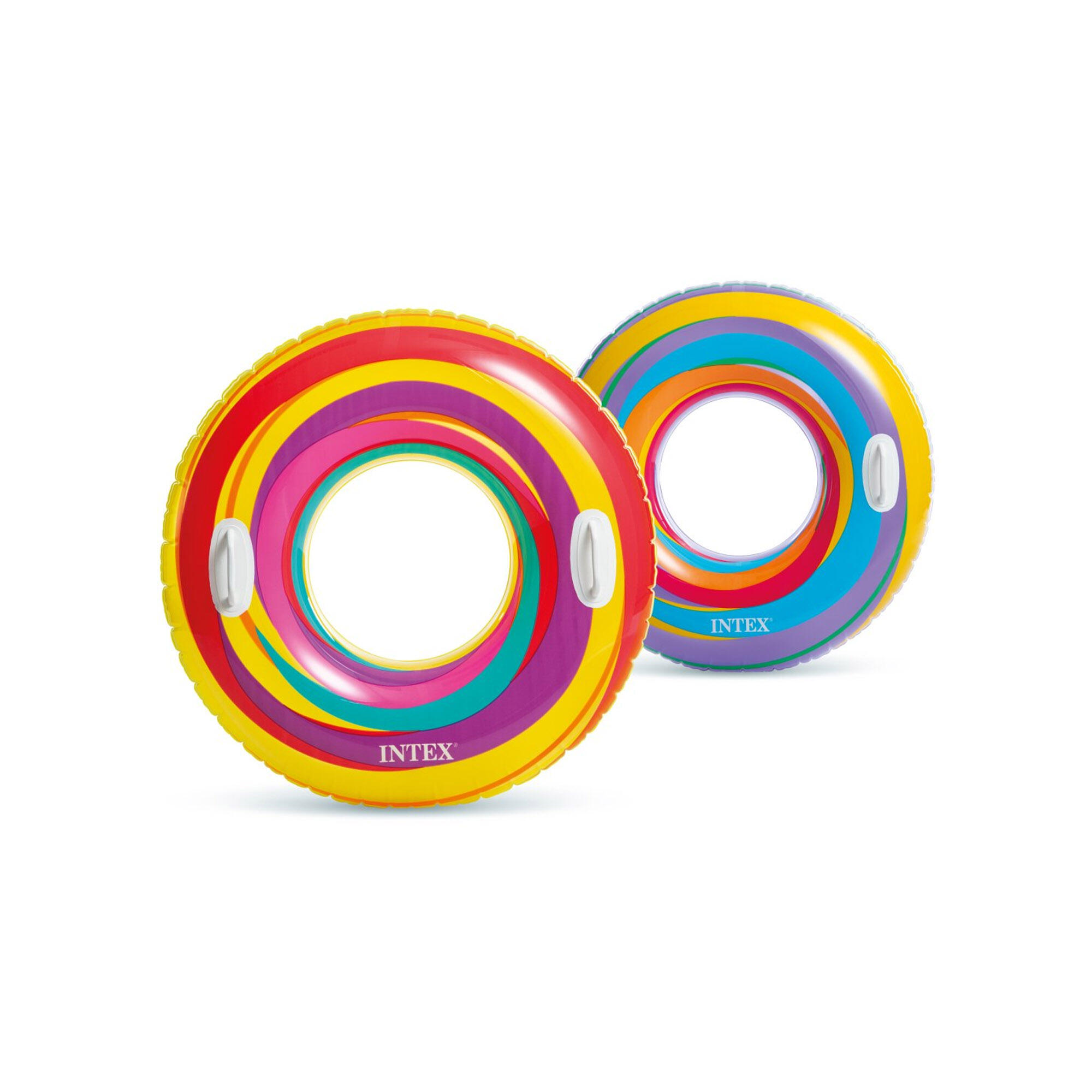 Intex 59256NP - Salvagente Fantasia con Manici, Colori Assortiti, 91 cm 3/6