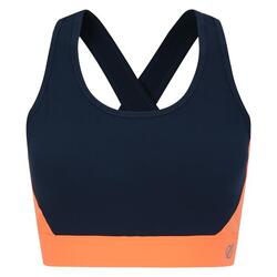 Brassière De Sport SWIFT Femme (Denim Sombre / Orange)