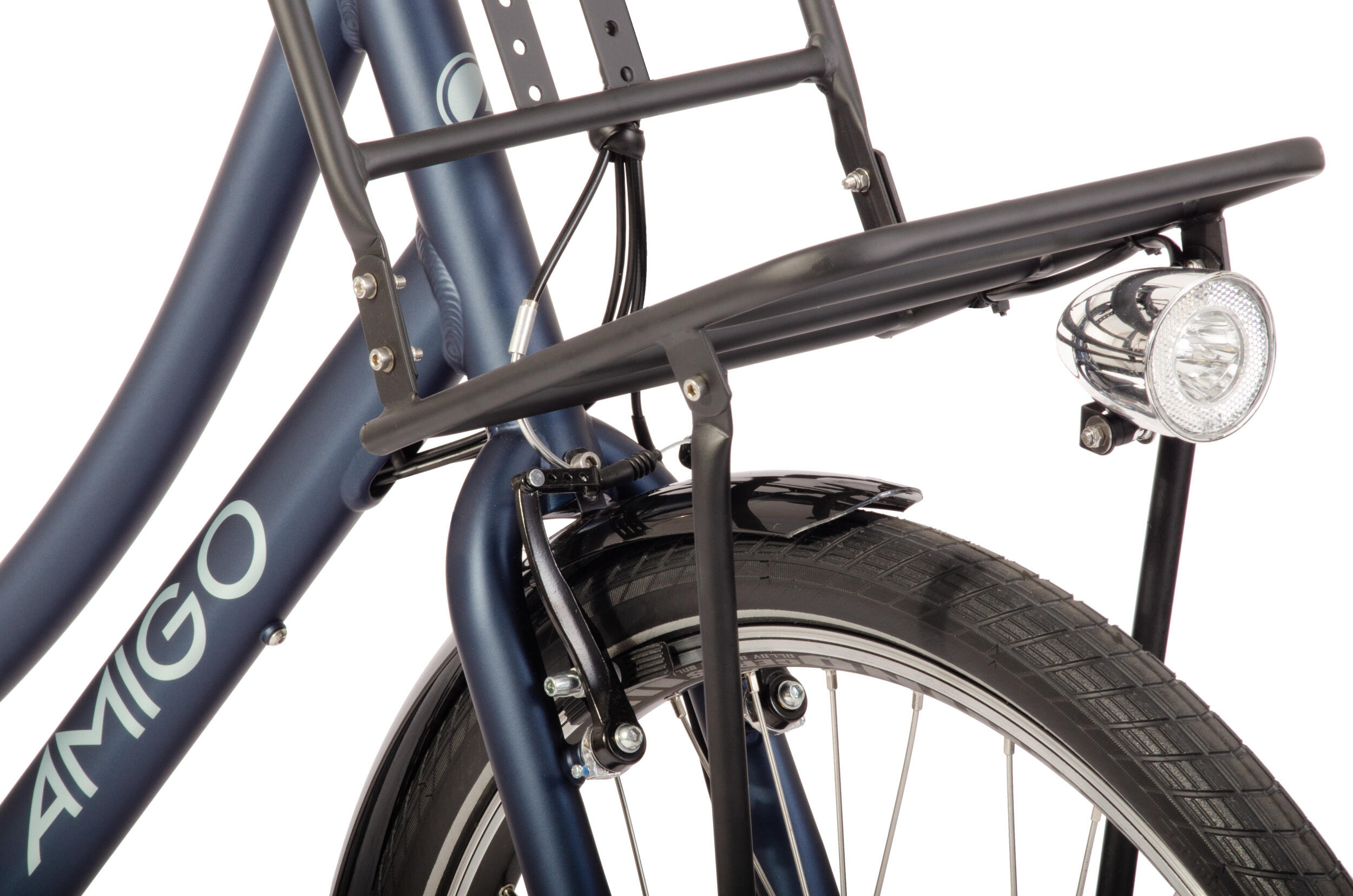 AMIGO Elektrische Transportfiets E-Lagos T2 28 Inch 50 cm Dames 3V V-Brakes 5/7