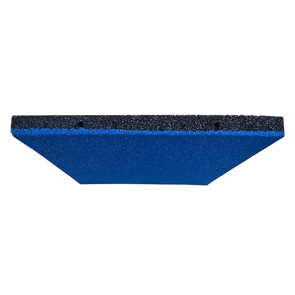 Piastrella in gomma 45 mm blu - 50x50 cm - incastro a maschio e femmina 4/7