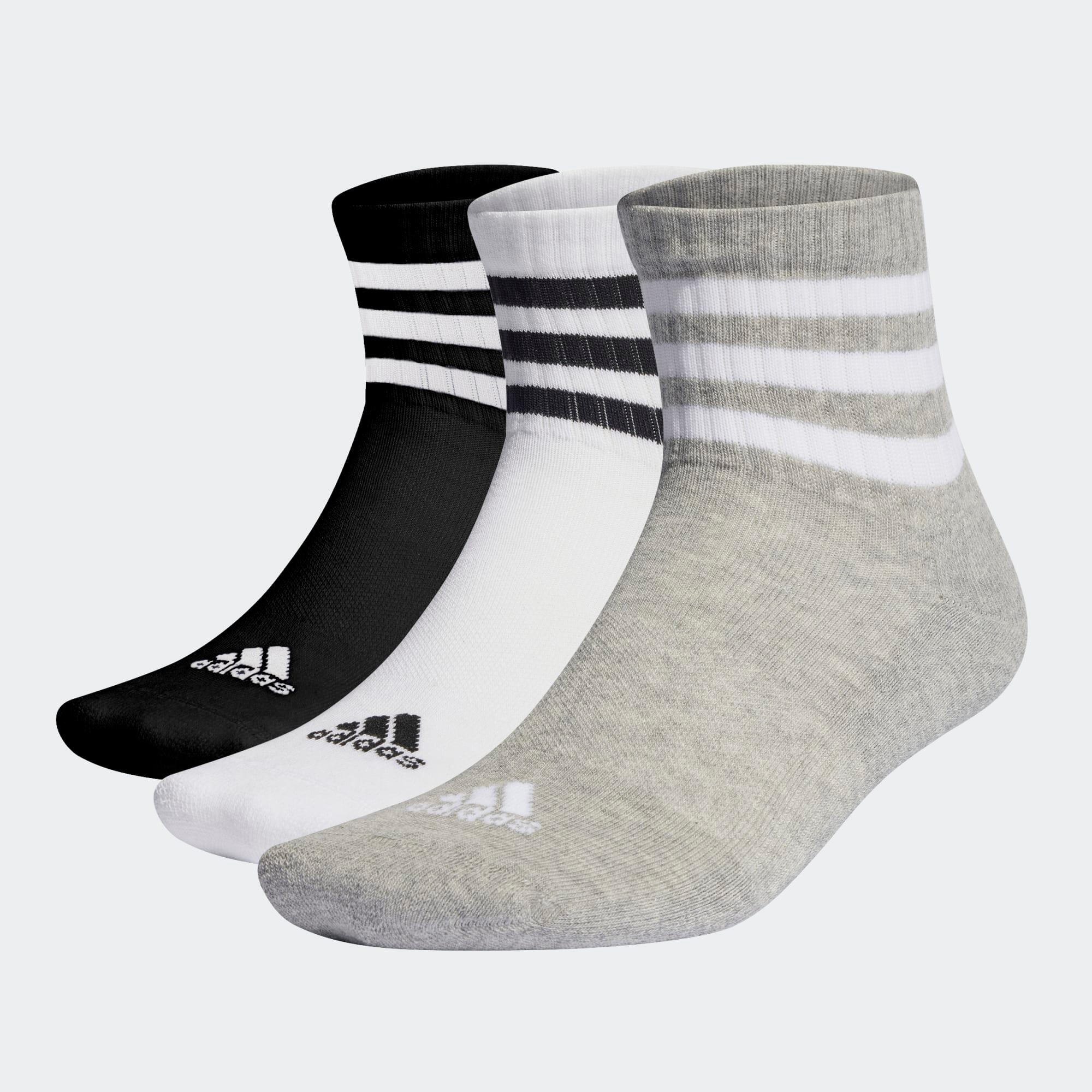 Adidas - Chaussettes Adidas Sport 3s C Spw Mid 3p Adulte - Chaussettes - Gris|multicolore - S - Decathlon