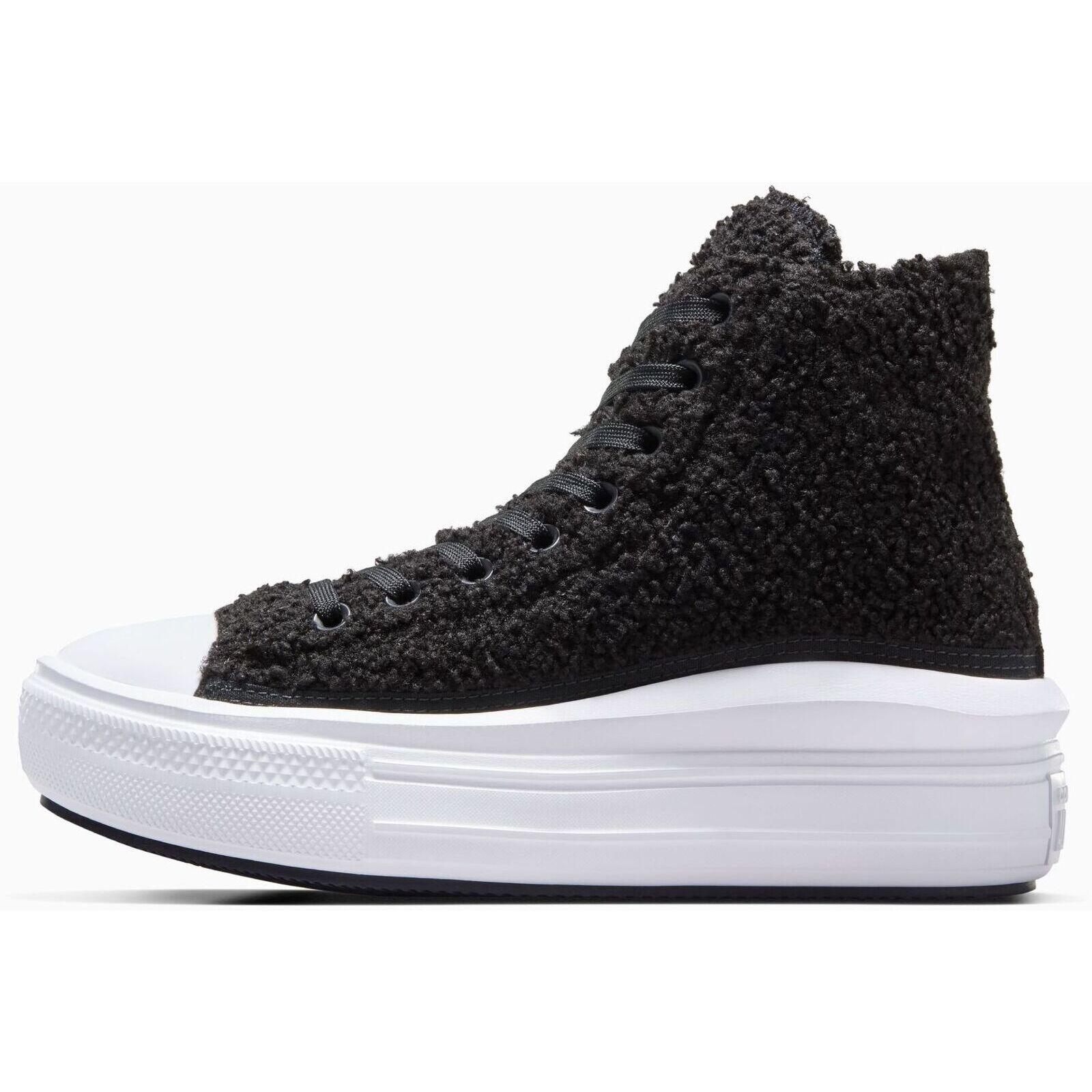 Baskets Converse Ctas Move Hi, Noir, Femmes 4/5