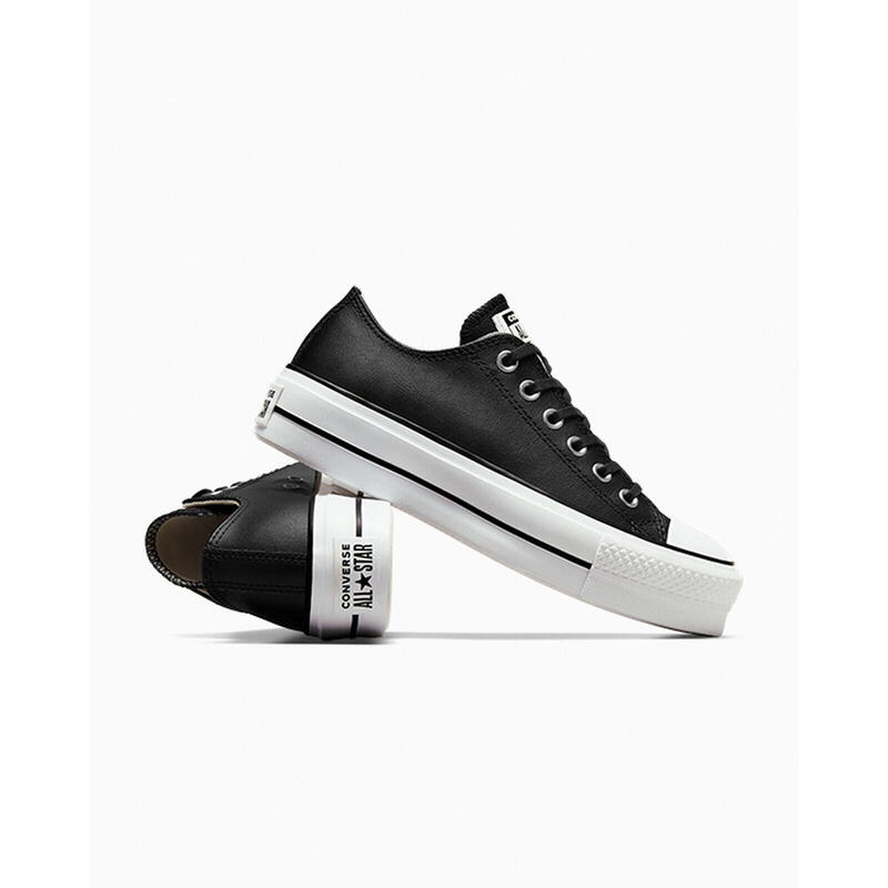 Baskets Converse Ctas Lift Clean Ox, Noir, Femmes