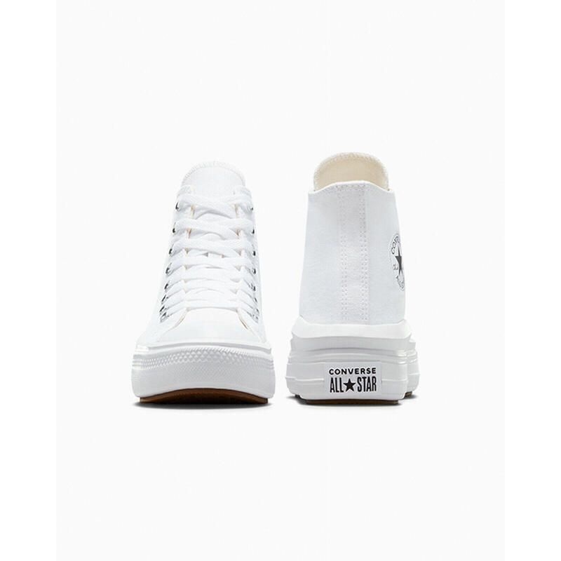 Baskets Converse Chuck Taylor All Star Move Hi, Blanc, Femmes