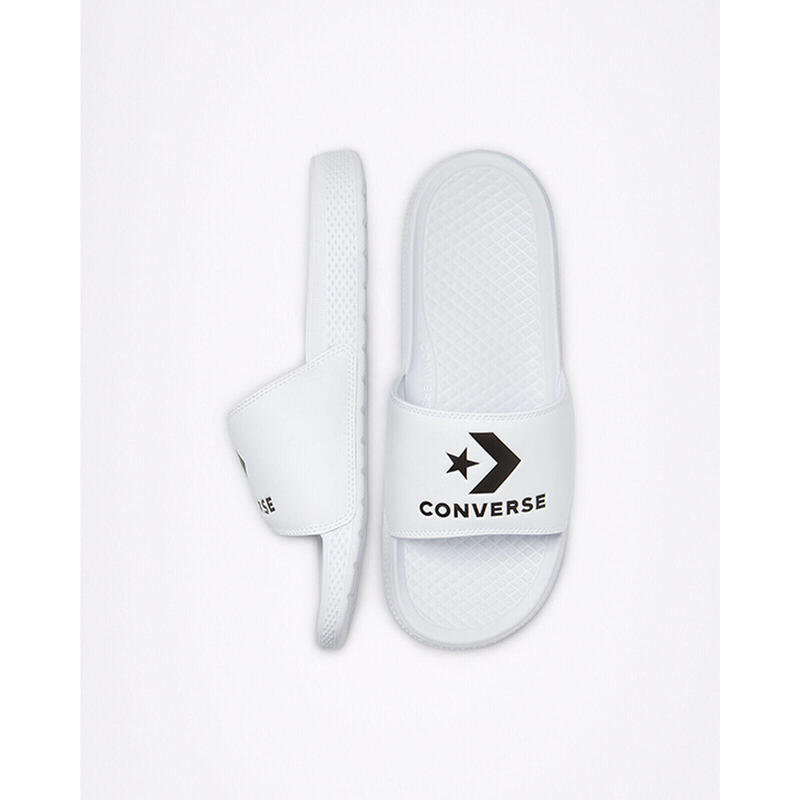 Tongs Converse All Star Slide Slip, Blanc, Unisexe