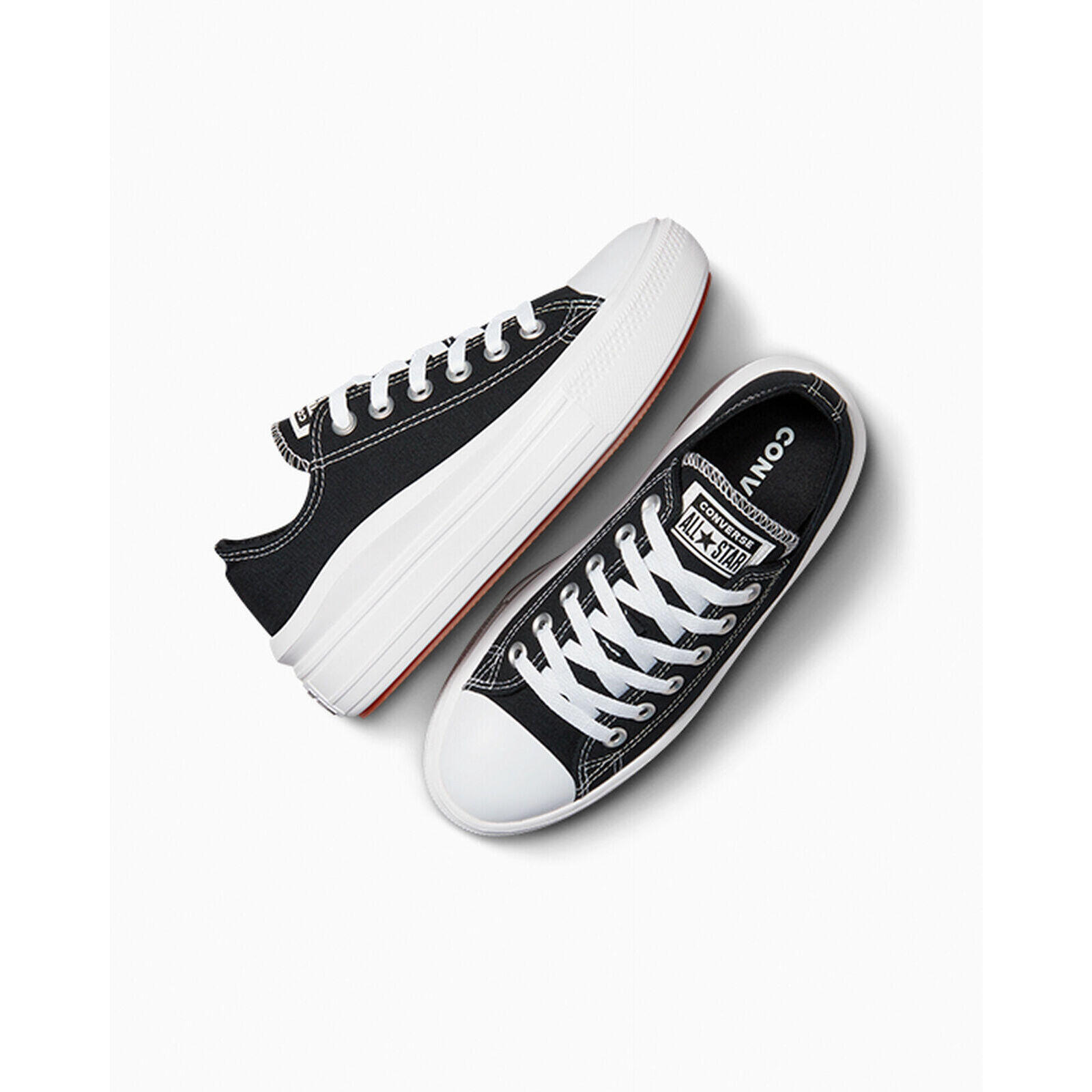 Baskets Converse Chuck Taylor All Star Move Low Top, Noir, Femmes 2/6