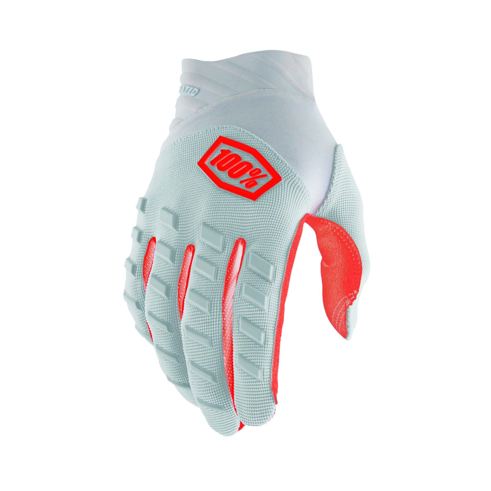 100 Percent AIRMATIC Gloves Silver