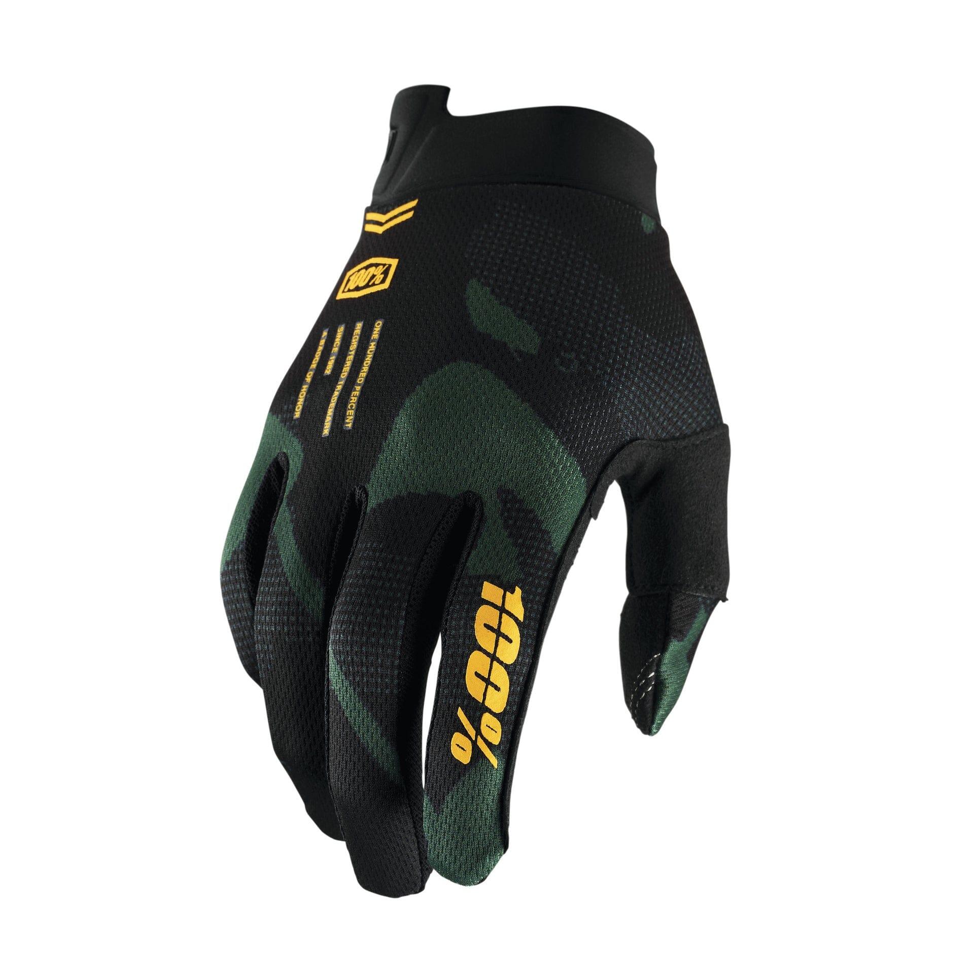 100 Percent ITRACK Gloves Sentinel Black
