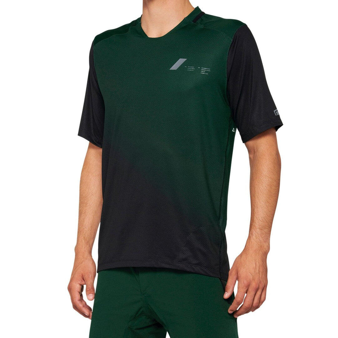 100 Percent CELIUM Jersey Forest Green/Black