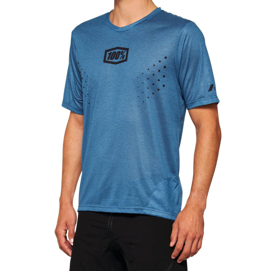 100 Percent AIRMATIC MESH Jersey Slate Blue