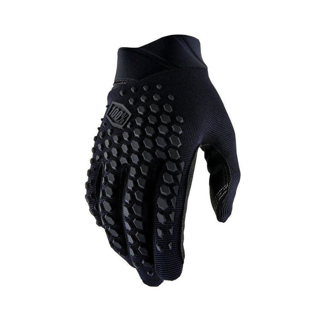 100 Percent Geomatic Gloves - Black/Charcoal