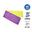 Ice Mate 冰涼運動毛巾 100cm - 紫色/檸檬黃色