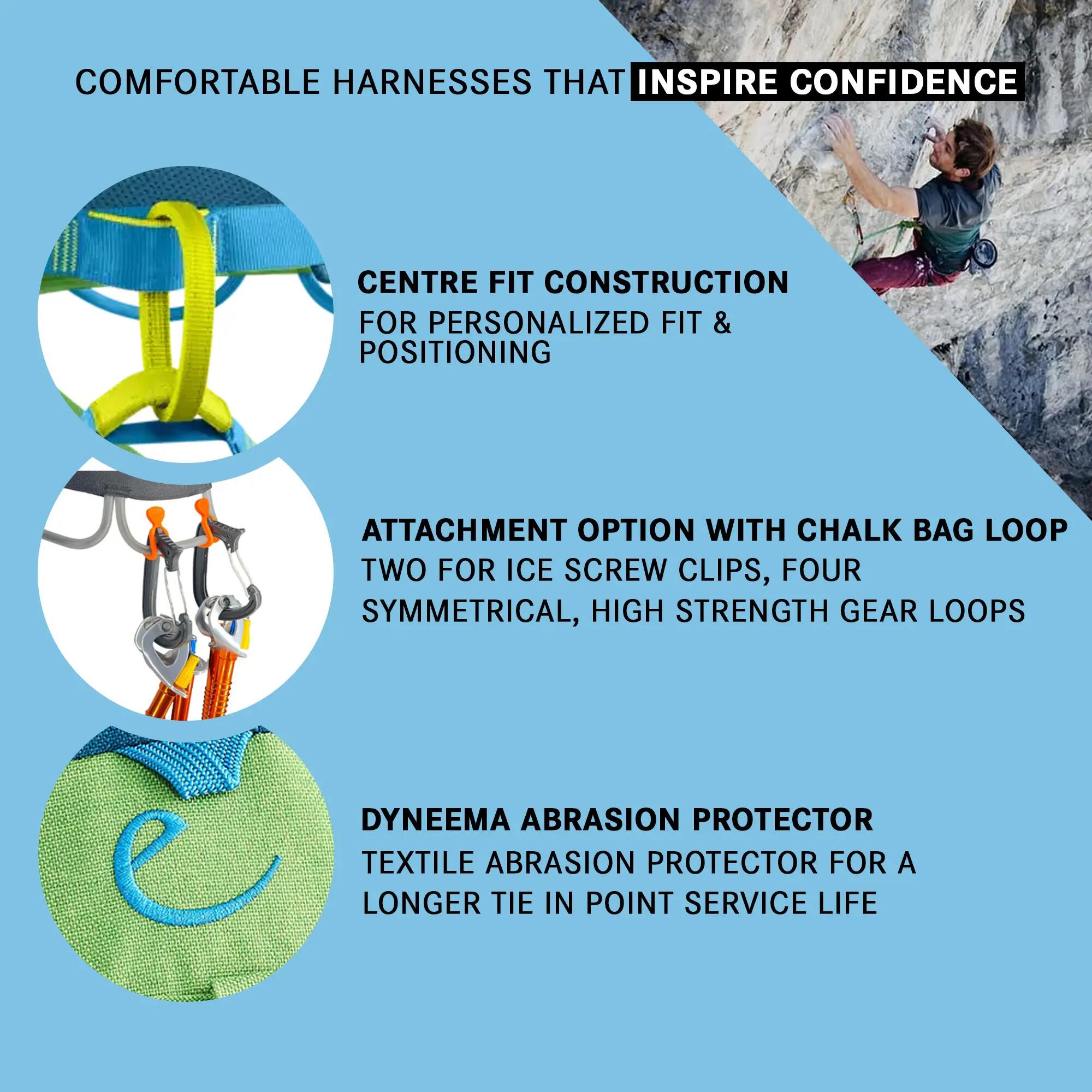 Jay Moveable Padding Sit Harness With Adjustable Loops & Center Fit Construction - Large -  4