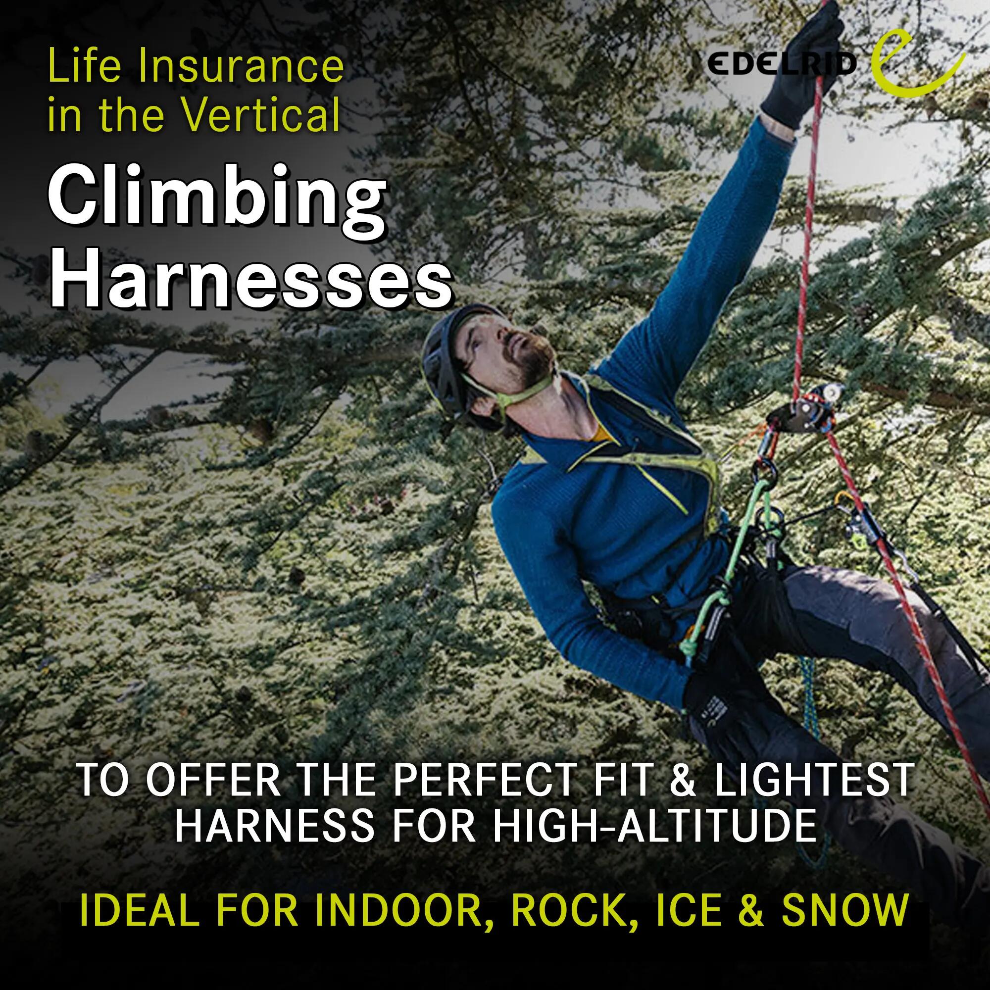 Breathable Mesh Large Chest Climbing Harness (UIAA) -  4