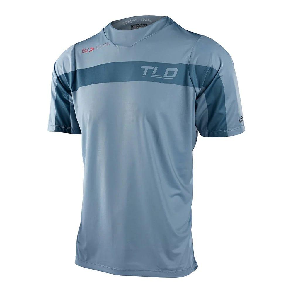 Troy Lee Designs Skyline SS Jersey - Jet Fuel Ice Blue/Red