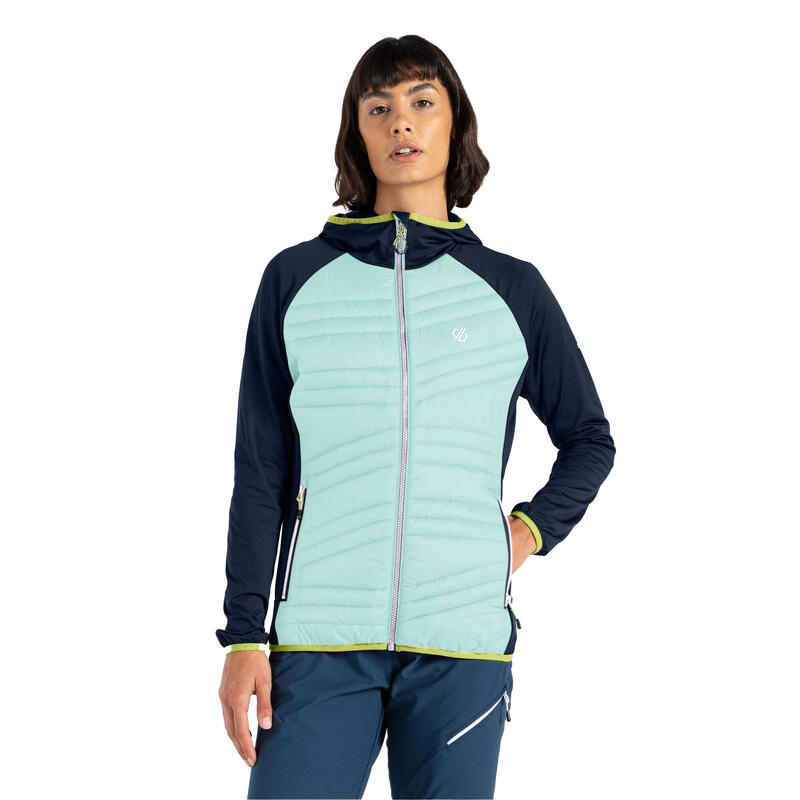 Veste hybride ALTIMETER Femme (Vert menthe / Denim sombre)