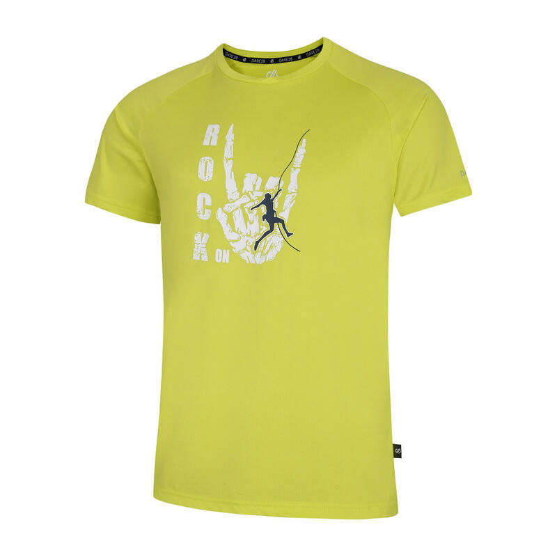 Tshirt TECH ROCK ON Homme (Jaune néon)