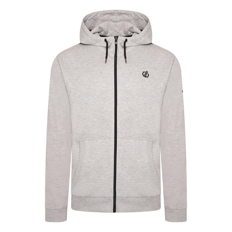 Sudadera con Cremallera Lounge Out para Hombre Gris Ceniza Jaspeado