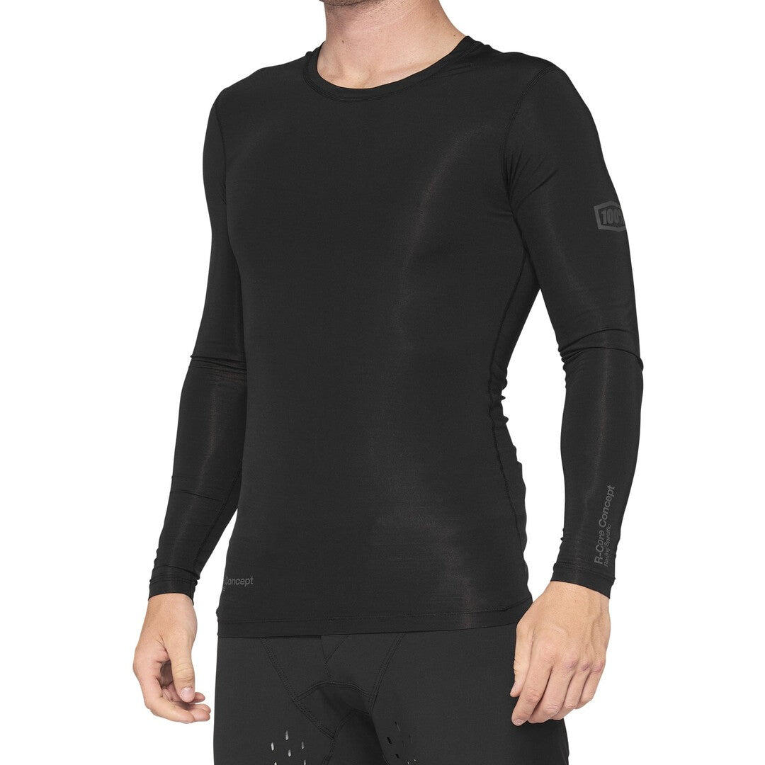 100 Percent R-CORE CONCEPT LS Jersey Black