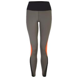 Legging Fitness MOVE Femme (Vert Lichen / Rouge Orangé)