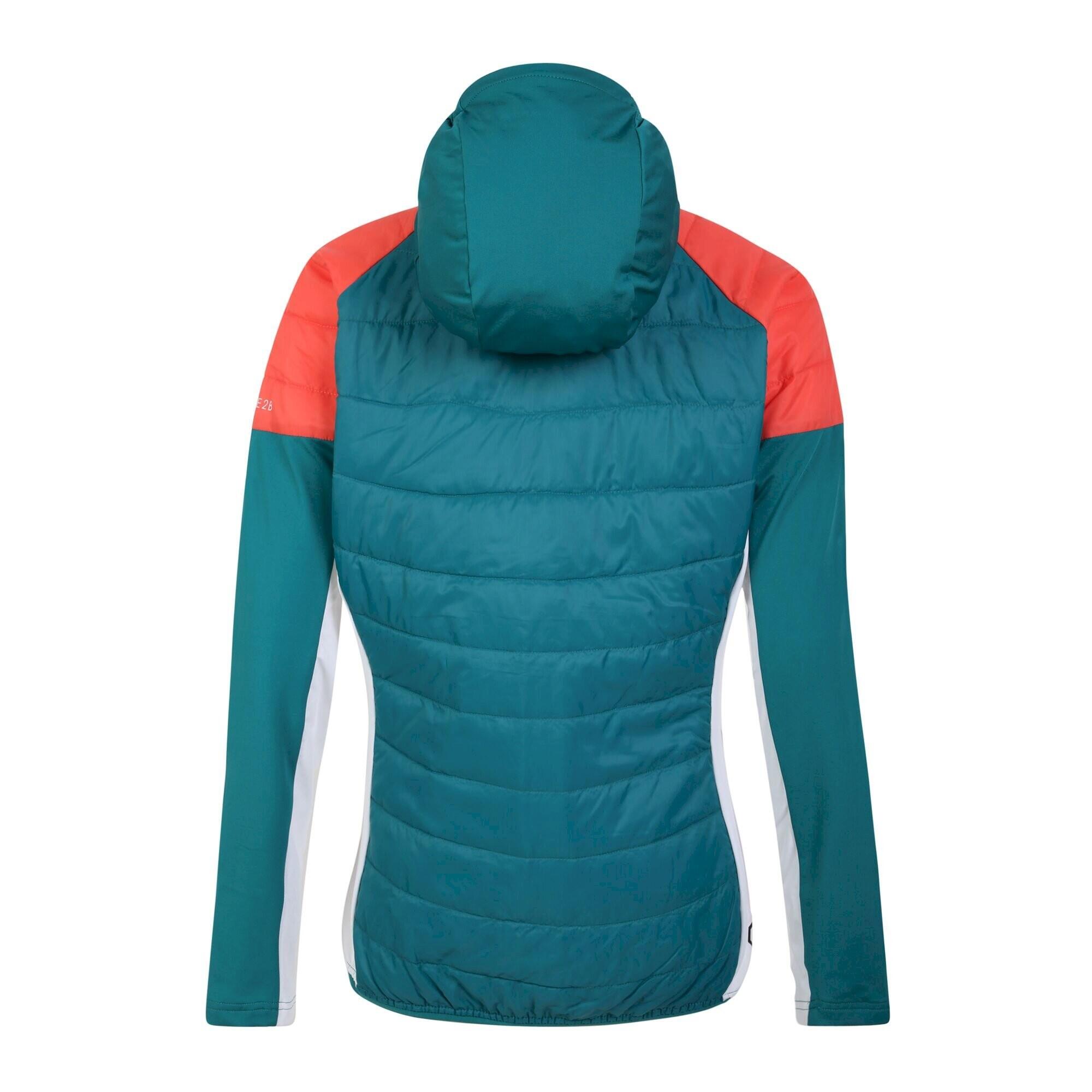 Womens/Ladies Culmination Wool Padded Hybrid Jacket (Fortune Green/Neon 2/5