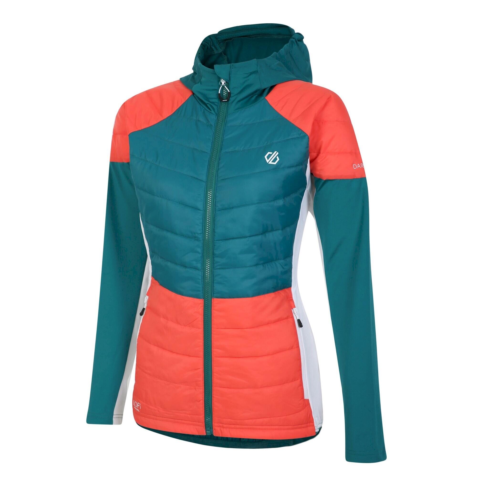 Womens/Ladies Culmination Wool Padded Hybrid Jacket (Fortune Green/Neon 3/5