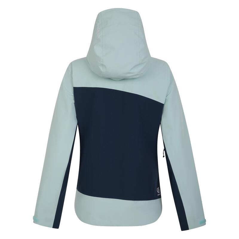 Chaqueta Impermeable Traversing II para Mujer Vaquero Luz de Luna, Verde menta