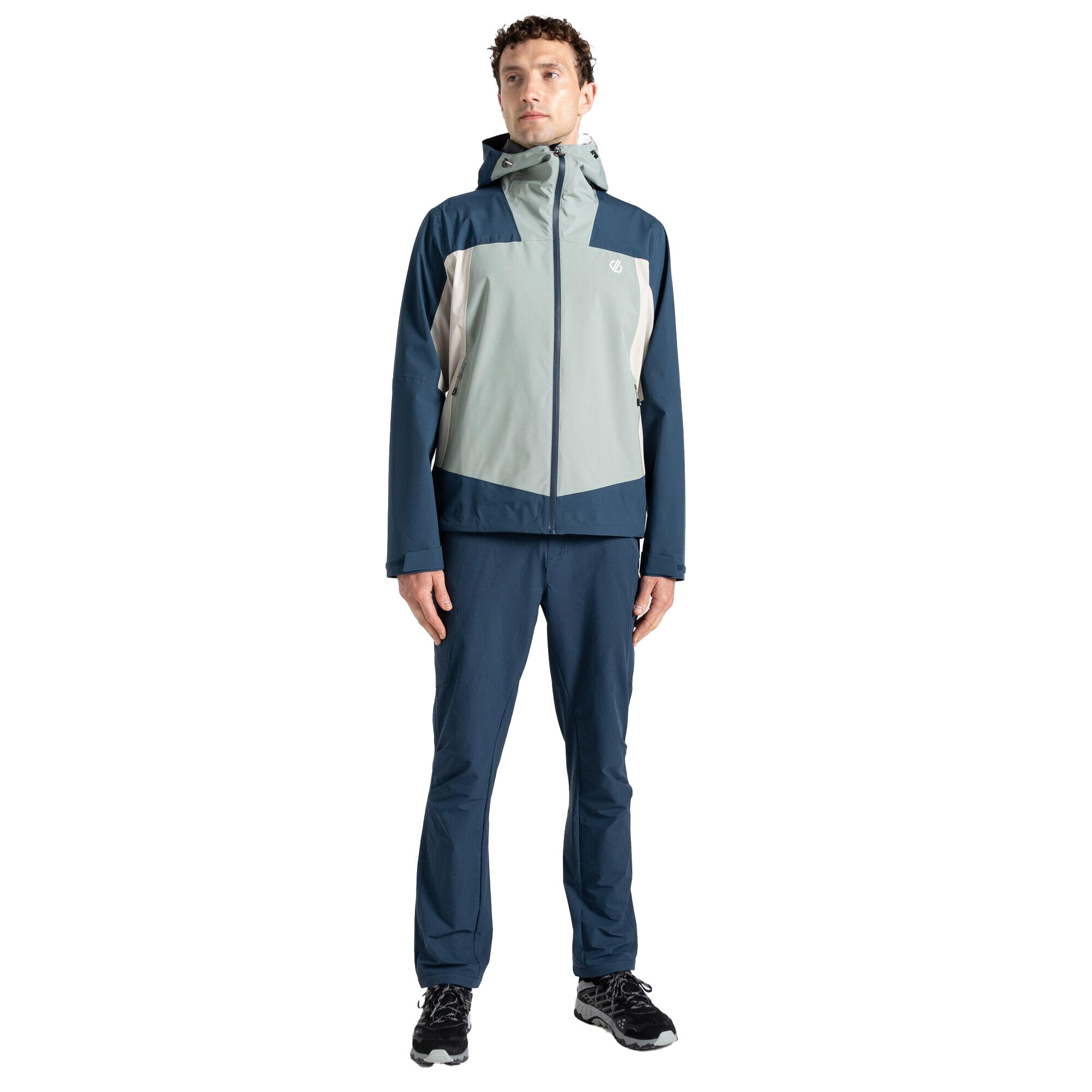 Heren Endurance Waterdichte Jas (Lelieblad/Maanlicht Denim) 4/5