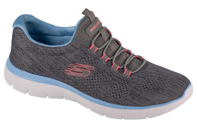 Sportschoenen vrouw skechers summits fun flair grijs