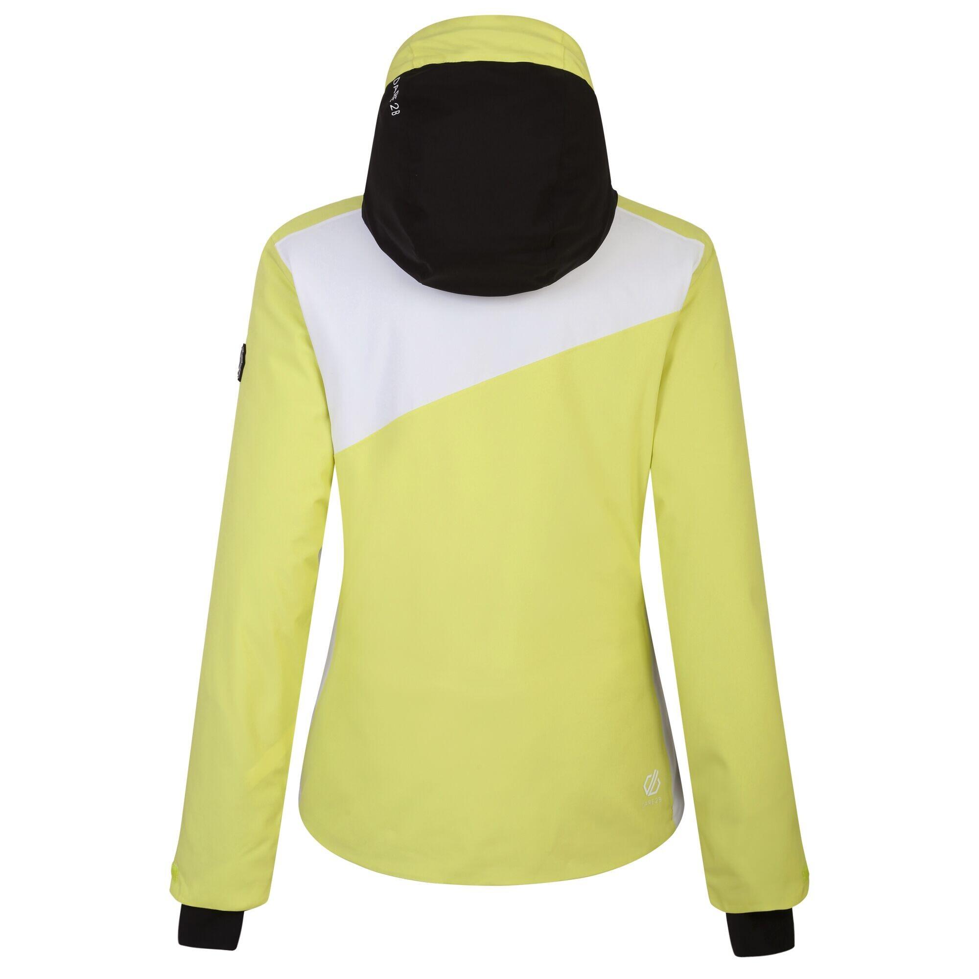 Womens/Ladies Chute Ski Jacket (Yellow Plum/Black) 2/5