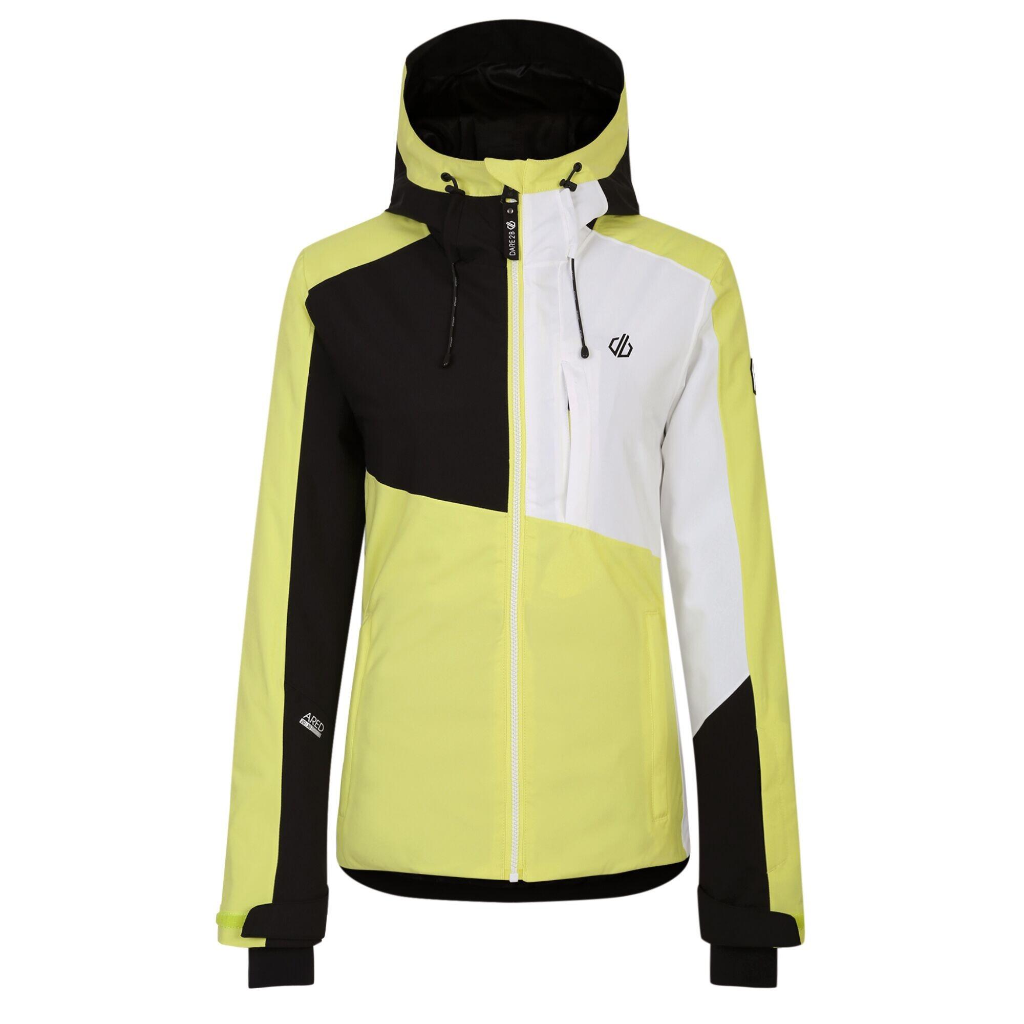 DARE 2B Womens/Ladies Chute Ski Jacket (Yellow Plum/Black)