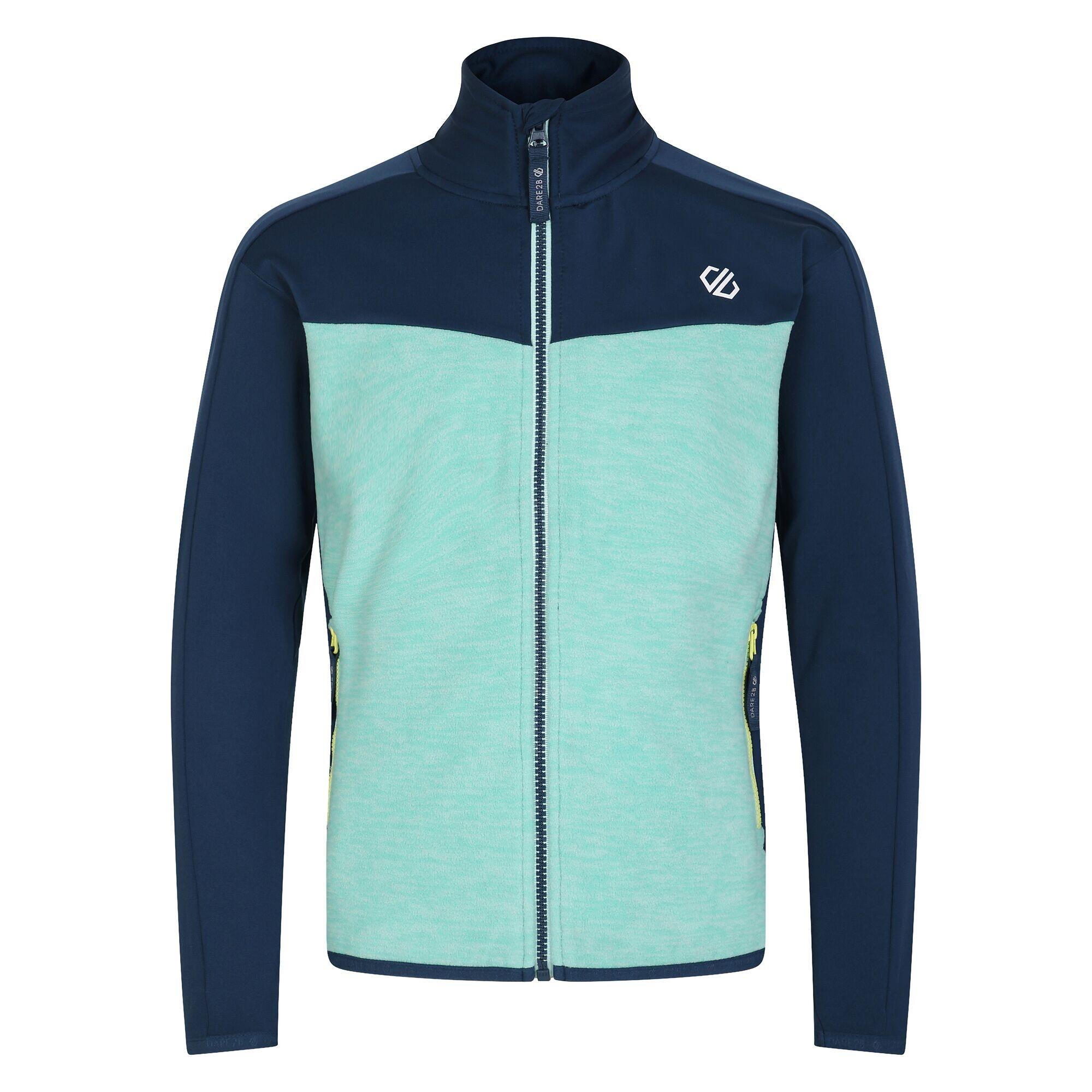 Top sportivo EMERGENT per bambini (verde menta / denim scuro)