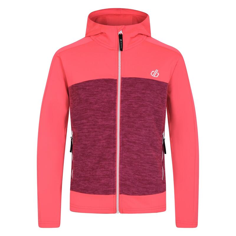 "Thriving II" Midlayer für Kinder Beeren Pink /Neon-Pink