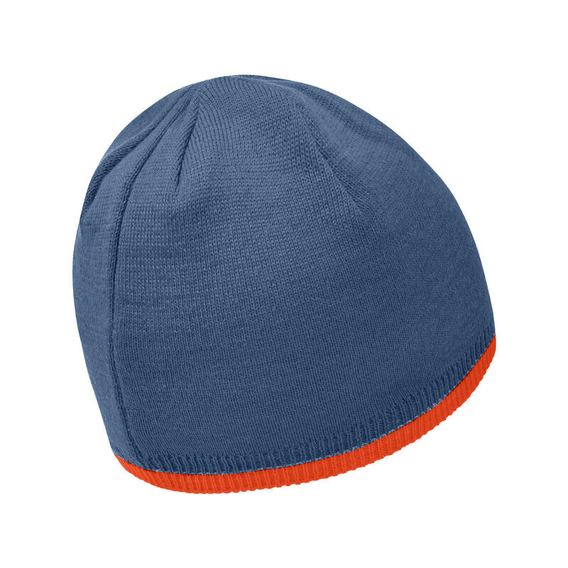 Bonnet FREQUENT Enfant (Denim foncé / Orange flamboyant)