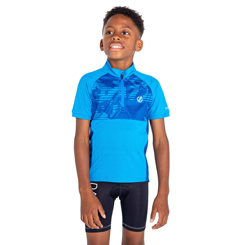 Tshirt GO FASTER Enfant (Bleu ciel / Prairie)