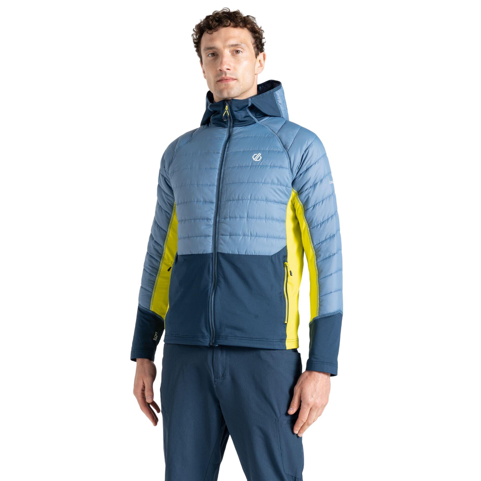 Heren Afwijkend Hybride Jas (Koronetblauw/Moonlight Denim) 4/5