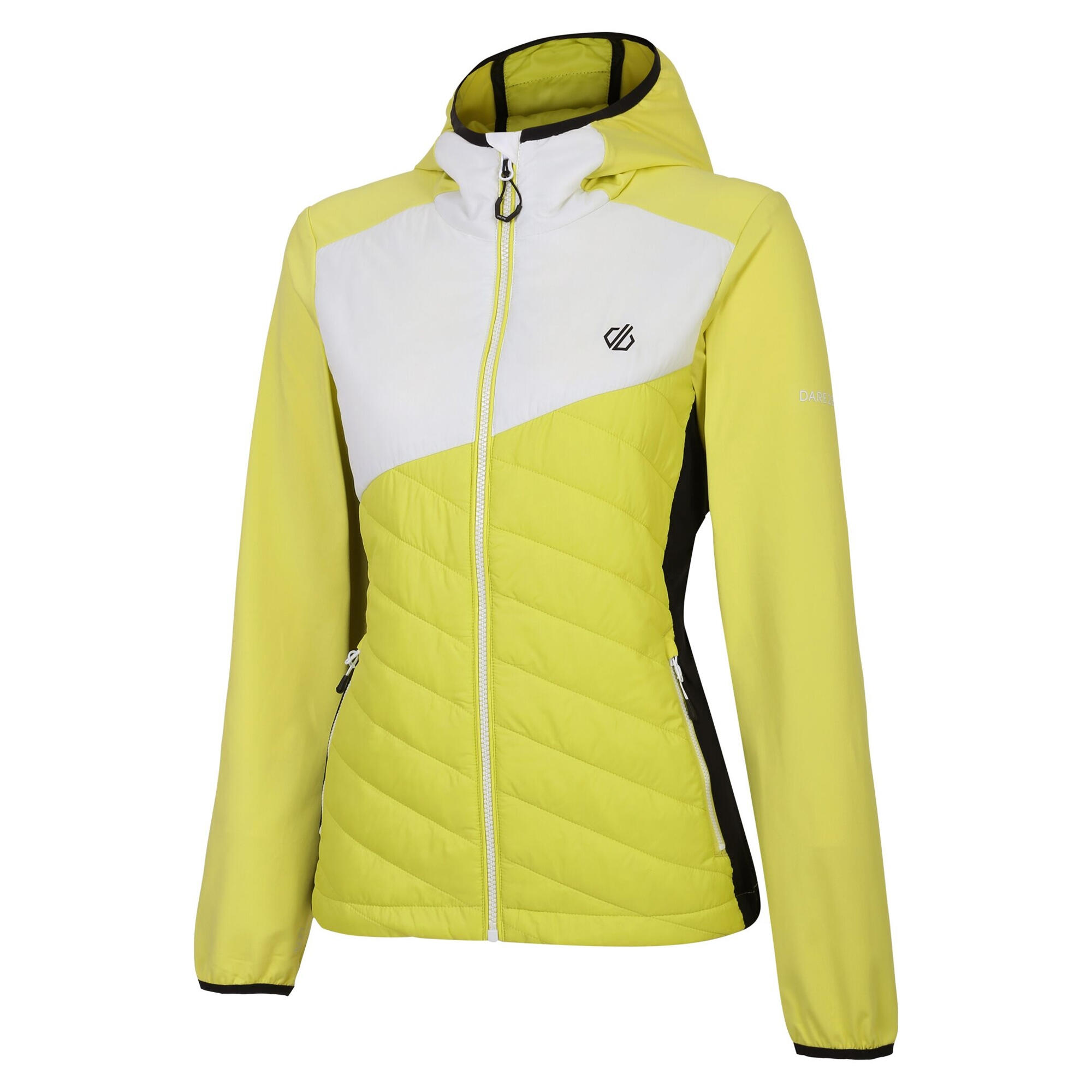 Veste Hybride ASCENDING Femme (Jaune Prune / Blanc) 3/5